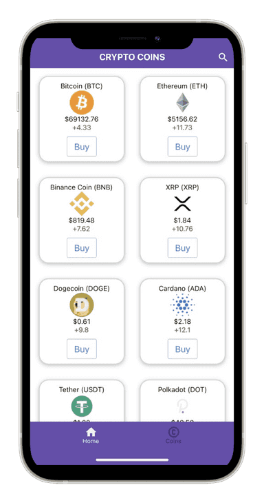 A React Native App That Tracks Coin Prices