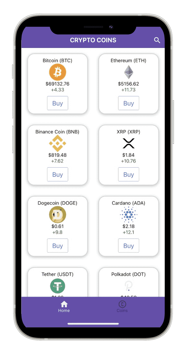 A React Native App That Tracks Coin Prices